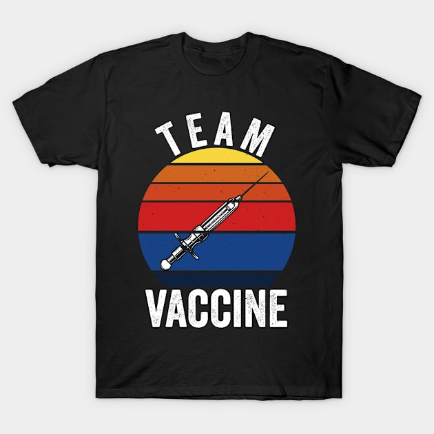 Team Vaccine 2021 Awarness gift T-Shirt by swissles